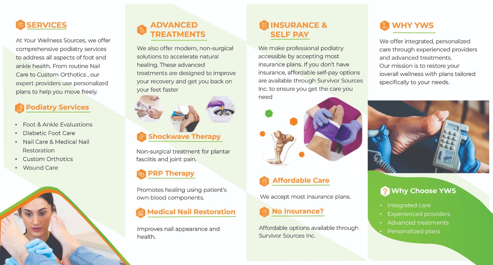 Your Wellness Sources brochure page 1